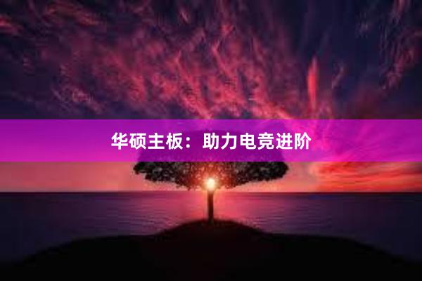 华硕主板：助力电竞进阶